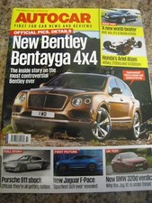 Autocar magazine sep for sale  BRISTOL