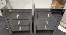 Pair mirrored drawer for sale  LONDON