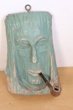 Wooden sculpture green for sale  SOUTHSEA