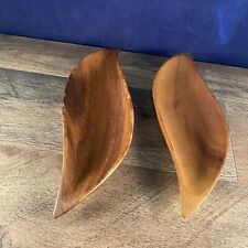 Pair abstract wooden for sale  Mount Holly