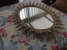 Miroir ovale feuilles d'occasion  Chocques