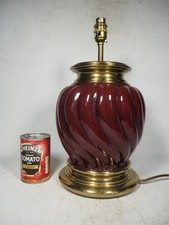 Large heavy burgundy for sale  STOKE-ON-TRENT