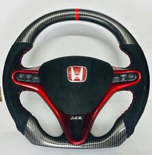 Volante de fibra de carbono hidrodipped para Honda Civic FD2/FN2 2006-2012 comprar usado  Enviando para Brazil