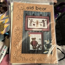 Old bear appliqué for sale  CROYDON