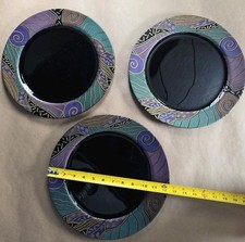 3 pratos de jantar vintage ARCOROC Tampico vidro temperado preto 12 1/2 polegadas  comprar usado 3 pratos de jantar vintage ARCOROC Tampico vidro temperado preto 12 1/2 polegadas  comprar usado  Enviando para Brazil