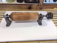 Usado, Lixadeira de bancada vintage acionada por polia com rolamentos de pedestal  comprar usado  Enviando para Brazil