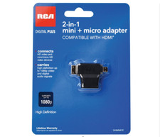 Adaptador RCA 2 em 1 HDMI fêmea para HDMI mini/micro HDMI DHMIMICE comprar usado  Enviando para Brazil
