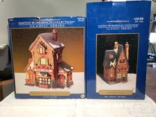Conjunto Antigo de 2 - Bancada do Papai Noel - Costureira de dedal e linha e 18 Downing St comprar usado  Enviando para Brazil