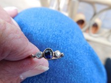 9ct gold sapphire for sale  STOKE-ON-TRENT