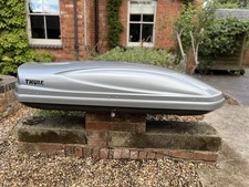 Thule Atlantis 780 Roof Box Glossy Silver - super condition - very little use. for sale  RUGBY