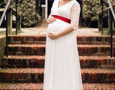 Maternity wedding dress for sale  KINGSTON UPON THAMES