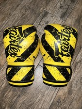 Luva de boxe Fairtex BGV14 Grundge Art Muay Thai 12 oz amarela preta comprar usado  Enviando para Brazil