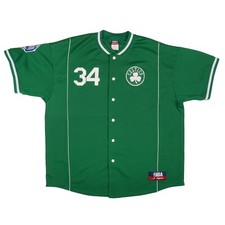 Camisa jaqueta de tiro Majestic Boston Celtics Paul Pierce botão aquecimento tamanho 2XL comprar usado  Enviando para Brazil