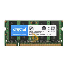 Memória para Notebook Crucial 4GB 2RX8 PC2-6400 DDR2-800MHz DDR2 200pin SODIMM*1 comprar usado  Enviando para Brazil