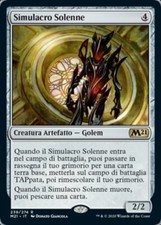 Mtg solemn simulacrum usato  Bari