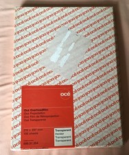 Oce transparent overheadfilm for sale Oce transparent overheadfilm for sale  HORLEY