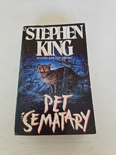 Livro Vintage Horror Stephen King Pet Sematary Brochura 1992, usado comprar usado Livro Vintage Horror Stephen King Pet Sematary Brochura 1992, usado comprar usado  Enviando para Brazil