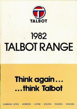 Talbot range 1981 for sale  UK