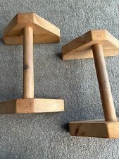 Wooden parralettes used for sale  BOLTON