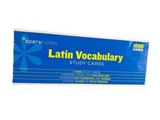 Sparknotes latin vocabulary for sale  Ludowici