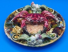 majolica wall plate for sale  CARRICKFERGUS