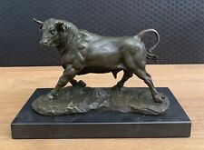 Bronzefigur stier skulptur gebraucht kaufen  Berlin