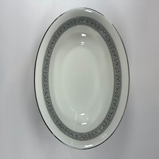 Tigela oval de legumes Oxford Bone China 10", padrão de filigrana (disco.) Feito nos EUA comprar usado  Enviando para Brazil