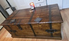 Solid wood chest for sale  BRIGHTON