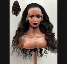Onda corporal 28 polegadas fechamento frontal completo 13*4 mistura humana entrega no dia seguinte comprar usado  Enviando para Brazil