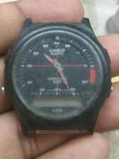 RELÓGIO ANALÓGICO/DIGITAL USADO CASIO (380) AQW-5 PARA PEÇAS, REPAROS E RELOJOEIROS comprar usado  Enviando para Brazil