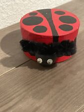 Caja de cartón hecha a mano Ladybug casera para decoración regalos golosinas ¡tan linda!, usado segunda mano  Embacar hacia Argentina