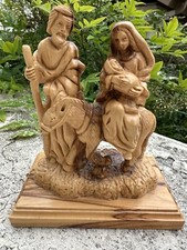 Nativity carved olive for sale  Escondido