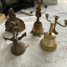 Brass bells small for sale  CHATHAM