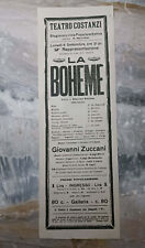 Boheme puccini locandina usato  Roma