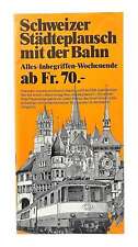 Ferrovie svizzere. brochure usato  Milano