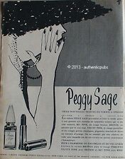 Publicite peggy sage d'occasion  Cires-lès-Mello