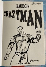 Crazyman dédicace baudoin d'occasion  Soucieu-en-Jarrest