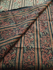 Tecido para estofados jacquard 3 jardas MCM preto Brn ouro Borgonha - Frete grátis comprar usado  Enviando para Brazil
