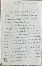 Auguste blanqui lettre d'occasion  Paris XVII