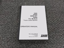 Usado, Retroescavadeira Case 580N 580SN WT 590SN 4B final trator carregadeira manual do proprietário operador comprar usado  Enviando para Brazil
