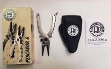 Alicate de pesca Pescador 6" alumínio, cor platina, coldre e cordão, novo comprar usado  Enviando para Brazil