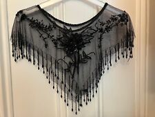 Vintage black beaded for sale  TWICKENHAM