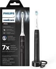 Philips Sonicare 4100 Cepillo de dientes eléctrico sónico recargable negro sin cabezal de cepillo segunda mano  Embacar hacia Argentina