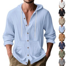 Camisa masculina casual de linho solto comprar usado Camisa masculina casual de linho solto comprar usado  Enviando para Brazil