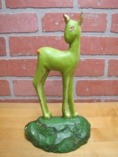  Estátua de arte decorativa antiga de ferro fundido c1930 TAYLOR COOK DEER FAWN comprar usado  Enviando para Brazil