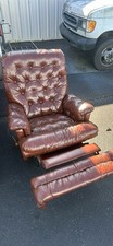 Barcalounger brown leather for sale  Foley