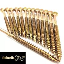 PARAFUSOS DE MADEIRA ESCAREADOS 4MM 5MM 6MM TIMBERFIX SPECTRE POZI CORTE ROSCAS DE DENTES comprar usado  Enviando para Brazil
