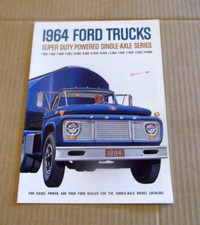 Folheto de vendas 1964 Ford Super Duty Series caminhões F-850 F-950 F-1000 N-850 C-850 comprar usado  Enviando para Brazil