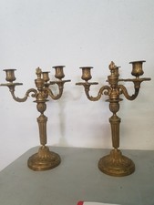 Rare paire bougeoirs d'occasion  Vernaison