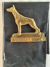 Doberman pinscher plaque d'occasion  Viuz-en-Sallaz